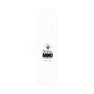 Mindful Reading Bookmark, Inspirational Bookmark, Gift for Book Lovers, Metal Bookmark, Do You Mind Design, Unique Book Accessory